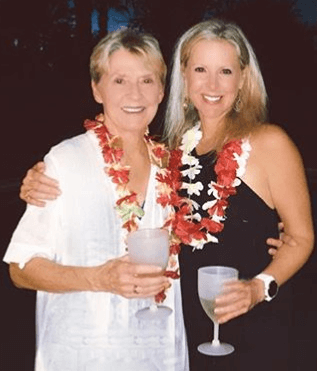Cheryl Casone with her mother 